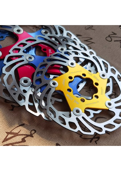 140MM Altın Tarzı Yeni Fren Diski Pedleri mm Bisiklet Fren Diskleri Mtb Soğutma Float Disk Fren Bisiklet Aksesuarları Float Fren Disk Pedleri (Yurt Dışından)