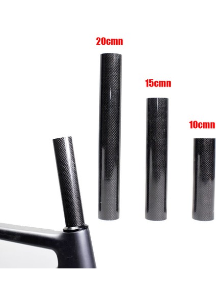 20CM Tarzı Bisiklet Karbon Fiber Başlık Spacer 20CM Yıkayıcı Bıçak Siperi Bisiklet Fork Spacer Bisiklet Aksesuarları (Yurt Dışından) fiyatları