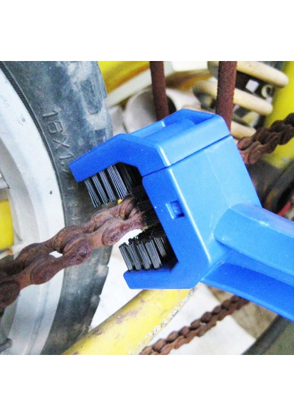 No.2 Tarzı Plastik Bisiklet Motorsiklet Bisiklet Zincir Temiz Fırça Dişli Kir Fırçası Temizleyici Açık Hava Temizleyici Süpürge Aracı (Yurt Dışından) fırsatları