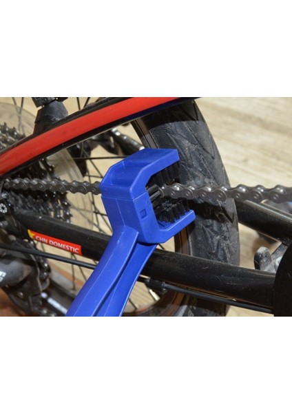 Kırmızı Stil Bisiklet Zinciri Temizleme Fırçası Yıkama Aracı Zincir Temizleme Dağ Bisikleti Temizleme Kiti Taşınabilir Açık Hava Aksesuarları (Yurt Dışından) fırsatları