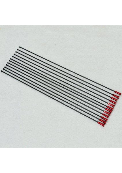 Erik Tarzı Dağ Yolu Bisikleti Çelik 45# 14G Eğri Jant Sapları Siyah Renk Yüksek Mukavemetli Bisiklet Paslanmaz Çelik Düz Çekme Alaşım Nipel (Yurt Dışından)