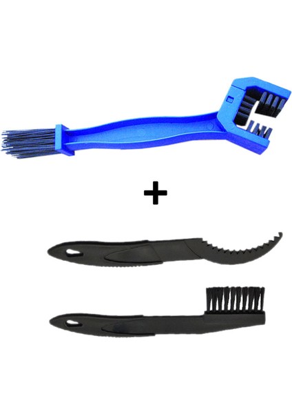 3 Adet Mavi Stil Bisiklet Zincir Temizleme Aracı Zincir Temizleyici Bisiklet Yol Dağ Motosiklet Temiz Fırça Yıkama Aracı Kiti Bisiklet Temizleyici Bakımı (Yurt Dışından)