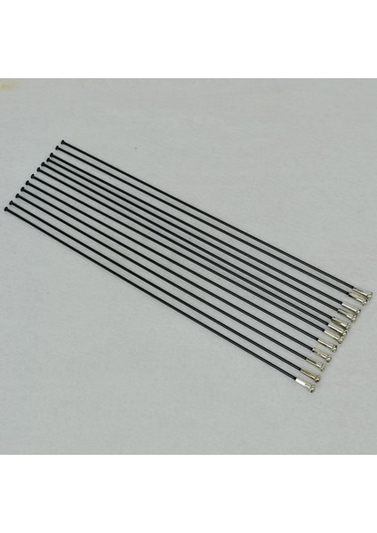 Viraj 261MM 12 Adet Stil Dağ Yolu Bisikleti Çelik 45# 14G Eğri Jant Sapları Siyah Renk Yüksek Mukavemetli Bisiklet Paslanmaz Çelik Düz Çekme Alaşım Nipel (Yurt Dışından) modelleri