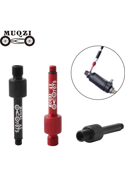 Kırmızı Stil Mtb Bisiklet Şok Emici Vana Adaptörü Süspansiyon Hava Valf Dönüşümü Nozül Ifp Uzatma Hava Kaçağını Önleme Aracı (Yurt Dışından) fiyatları