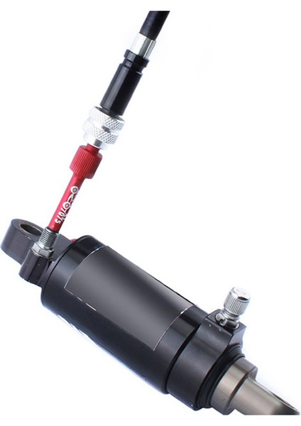 Kırmızı Stil Mtb Bisiklet Şok Emici Vana Adaptörü Süspansiyon Hava Valf Dönüşümü Nozül Ifp Uzatma Hava Kaçağını Önleme Aracı (Yurt Dışından) fırsatları