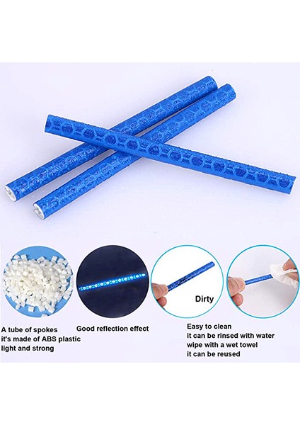 24 Adet Mor Tarzı Pcs Bisiklet Sürme Tekerlek Jant Konuş Montajı Klip Tüp Su Geçirmez Uyarı Işık Şerit Reflektör Yansıtıcı Açık Bisiklet 75MM (Yurt Dışından) fırsatları