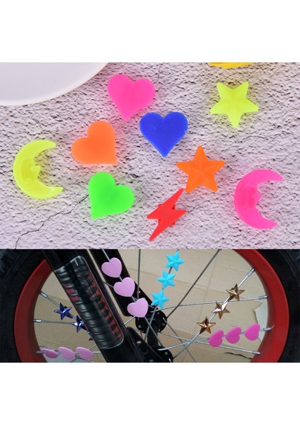 Mavi Stil Karışık Parlak Yıldız Bisiklet Tekerlek Konuş Telleri Plastik Klip Konuş Boncuk Bisiklet Boncuk Tel Boncuk Süslemeleri (Yurt Dışından) fiyatları