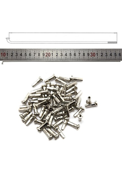 272MM Tarzı Dağ Bisikleti Tekerlekleri Için Bisiklet Teli Paslanmaz Çelik Nipel ile Bisiklet Tekeri Aksesuarları (Yurt Dışından)