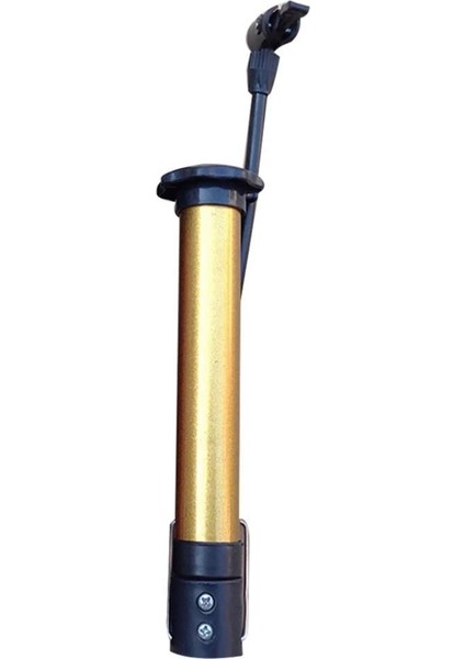 1 Adet Altın Tarzı Bisiklet Pompası Hava Top Pompası Inflator Iğne Adaptörü ile Çok Fonksiyonlu Taşınabilir Top Mini Yüksek Basınçlı Bisiklet Aksesuarları (Yurt Dışından)