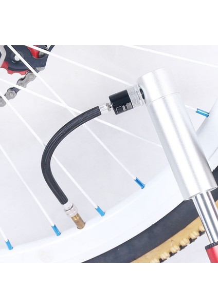 Profesyonel Bisiklet Pompa Hizmet Parçaları Uzun Lastik Bisiklet Pompa Uzatma Hortumu Boru Boru Kablo, Harika Performans L69F (Yurt Dışından)