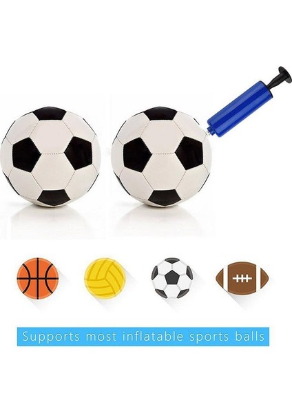 Mavi Stil Dayanıklı Balon Top Için Taşınabilir Esnek Hortum Voleybol Futbol Basketbol Iğne ile El Hava Pompası (Yurt Dışından) fırsatları