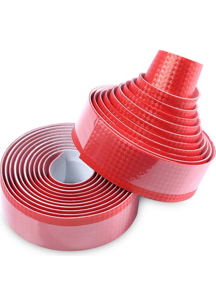 Kırmızı Stil 2 Adet Yol Bisikleti Direksiyon Kaymaz Kayış Karbon Fiber Esnek Bisiklet Direği Yapışkan Bantları Bisiklet Aksesuarları (Yurt Dışından) indirimleri