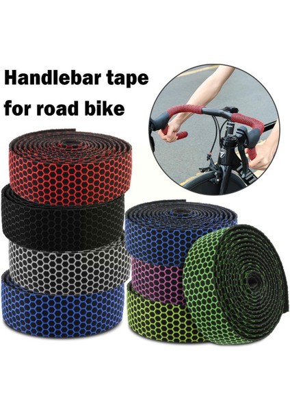 Mavi Stil Yol Bisikleti Kaymaz Silika Jel Eva Emici Bisiklet Şok Bandı Takma Kolu Sarma Ucu Y5M1 (Yurt Dışından) indirimleri