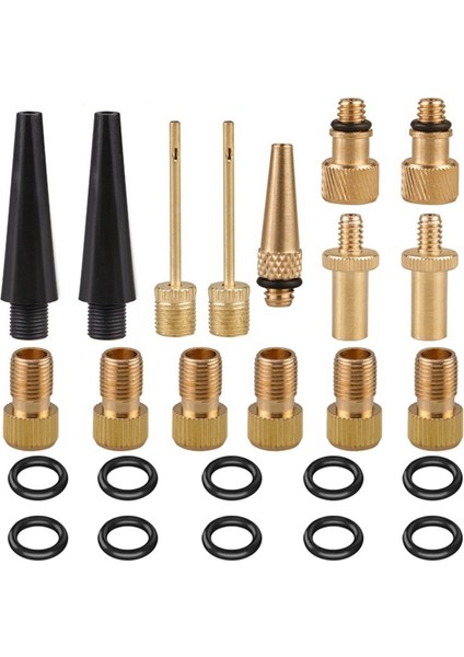 Kırmızı Stil Bisiklet Valf Adaptörü Bisiklet Valf Manifold Valf Adaptörü Sv Av Dv Bisiklet Pompası Top Pompası Iğne Inflator Uygun (Yurt Dışından)