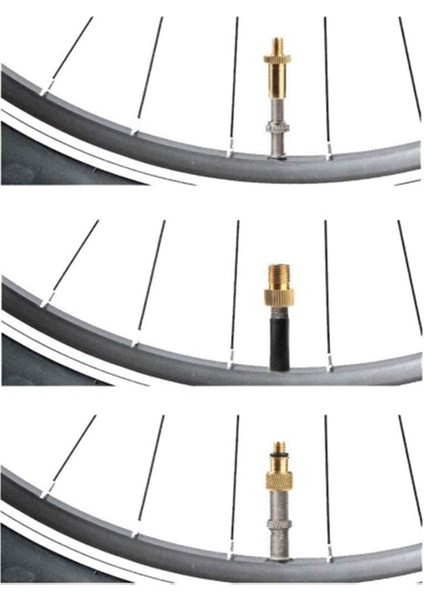 Kırmızı Stil Bisiklet Valf Adaptörü Bisiklet Valf Manifold Valf Adaptörü Sv Av Dv Bisiklet Pompası Top Pompası Iğne Inflator Uygun (Yurt Dışından) fiyatları