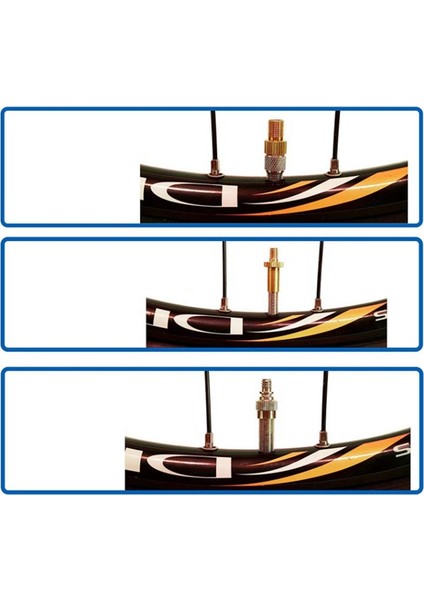 Kırmızı Stil Bisiklet Valf Adaptörü Bisiklet Valf Manifold Valf Adaptörü Sv Av Dv Bisiklet Pompası Top Pompası Iğne Inflator Uygun (Yurt Dışından) modelleri