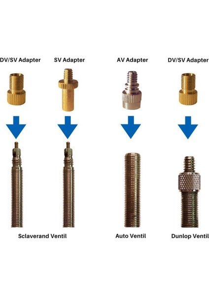 Kırmızı Stil Bisiklet Valf Adaptörü Bisiklet Valf Manifold Valf Adaptörü Sv Av Dv Bisiklet Pompası Top Pompası Iğne Inflator Uygun (Yurt Dışından) fırsatları