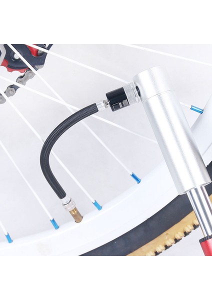 Siyah Stil 1 Adet Mtb Dağ Bisikleti Pompası Uzatma Hortumu Şişme Yol Bisikleti Uzun Tüp Shrader Amerika Valfi Sürüş Aksesuarları (Yurt Dışından) indirimleri