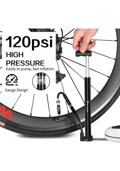 C04 Stili Mini Bisiklet Pompa Taşınabilir Alüminyum Alaşım Bisiklet El Pompası Lastik Şişirici Schrader Presta Valf Mtb Yol Bisikleti Aksesuarları (Yurt Dışından) modelleri