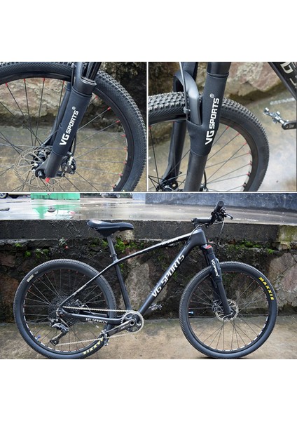 Siyah Stil 1 Çift Yol Bisikleti Koruyucu Muhafaza Ön Çatal Kapağı Koruyucu Pedal Çerçeve Sarma Şok Emici Bisiklet Aksesuarları Araçları (Yurt Dışından) fırsatları