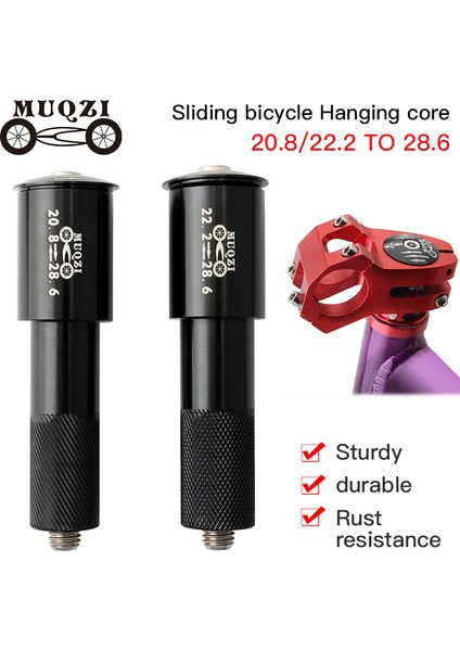 22,2mm Tarzı Muqzı Mtb Yol Bisikleti Fork Kök Extender Adaptör Çocuk Bisikleti Kök Uzatma Alüminyum Alaşım Dönüşüm Asma Çekirdek (Yurt Dışından)