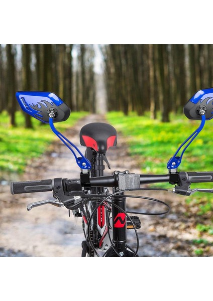 Kırmızı Stil Bisiklet Direksiyon Ayna Ayarlanabilir Dönebilen Geri Görüş Aynası Elektrikli Bisiklet Scooter Aksesuarları (Yurt Dışından) indirimleri