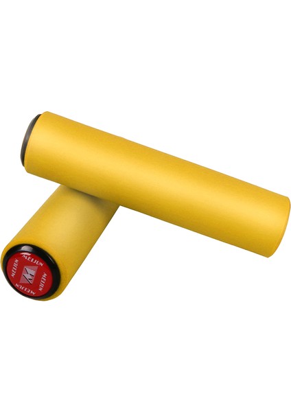 Sarı Stil Silikon Bisiklet Dağ Bisikleti Tutacakları Bisiklet Kavrama Direksiyon Kavrama Takozları Sap Kolu (Yurt Dışından)