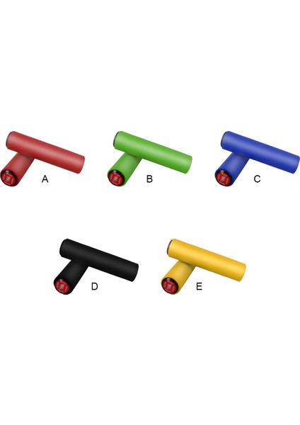 Sarı Stil Silikon Bisiklet Dağ Bisikleti Tutacakları Bisiklet Kavrama Direksiyon Kavrama Takozları Sap Kolu (Yurt Dışından) indirimleri