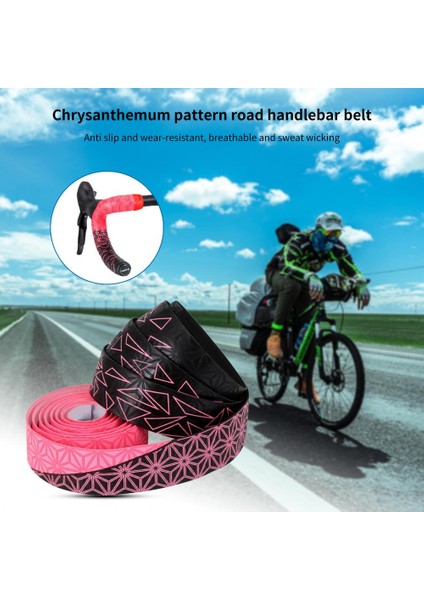 Siyah Kırmızı Tarzı Mum Desenli Bisiklet Sapı Sarma Bandı Yol Bisikleti Sapı Sarma Sap Tutma Bandı Mükemmel Sap Tutma Bandı (Yurt Dışından) fırsatları
