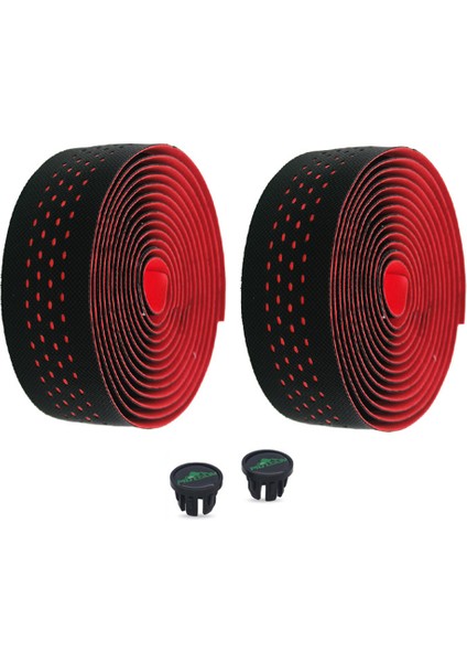 D Tarzı Yol Bisikleti Direksiyon Bandı Kaymaz Bisiklet Direksiyon Kolu Sargısı Biking Taşınabilir Toz Geçirmez Bisiklet Parçası Sargı Uç Fişi (Yurt Dışından)