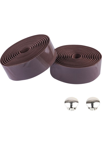 Kahve Tarzı 1 Çift Bisiklet Direksiyon Bandı Takma Fişler Elastik Kauçuk Köpük Kaymayan Bisiklet Direksiyon Sargı Çoğu Bisiklet Için (Yurt Dışından)