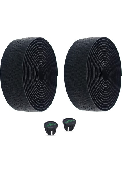 Bir Stil Yol Bisikleti Direksiyon Bandı Kaymaz Bisiklet Direksiyon Kolu Sargısı Biking Taşınabilir Toz Geçirmez Bisiklet Parçası Sargı Uç Fişi (Yurt Dışından)