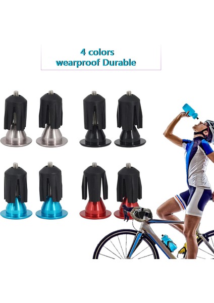 No.2 Tarzı 2 Adet Bisiklet Gidon Takozları Bisiklet Parçaları Kapsül Kapakları Alüminyum Alaşım Gidon Uç Takozları Bisiklet Aksesuarları Parçaları (Yurt Dışından) indirimleri