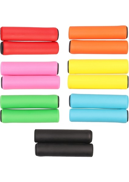 Siyah Stil 2 Adet Dağ Bisikleti Direksiyon Sapı Kavrama Bisikletler Köpük Silikon Sünger Bisiklet Direksiyon Sapı (Yurt Dışından) modelleri