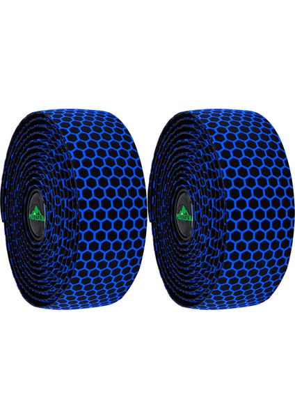 Mavi Stil Bal Petekli Silikon Bisiklet Sargı Anti-Kayma ve Nefes Alabilir Bağlama Eva Elastik Mtb Bisiklet Sap Bantları (Yurt Dışından)