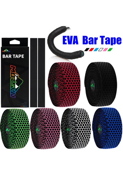 Mavi Stil Bal Petekli Silikon Bisiklet Sargı Anti-Kayma ve Nefes Alabilir Bağlama Eva Elastik Mtb Bisiklet Sap Bantları (Yurt Dışından) fırsatları
