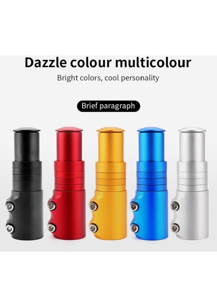 124MM Kırmızı Stil Bisiklet Direksiyon Uzatma Aparatı Mtb Bisiklet Çatalı Yükseltici Adaptör Bisiklet Parçaları Aksesuarları (Yurt Dışından) modelleri