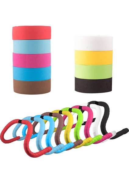 H Tarzı 1 Çift Bisiklet Direksiyon Bandı Bisiklet Direksiyon Anti-Kayma Silikon Jel Kauçuk Bandı Kapak Yol Mtb Bisiklet Aksesuarları Için (Yurt Dışından) fırsatları