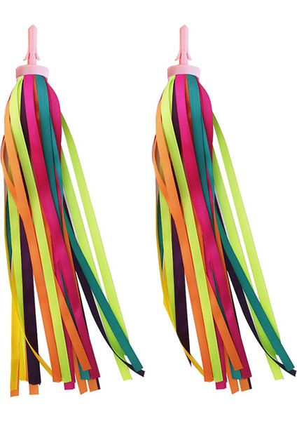 Renk 1 Stili Çocuk Gökkuşağı Bisiklet Süsleri Kız Erkek Çocuklar Için Püsküllü Scooter Kolu Süsleri Bisiklet Kolu Süsleri (Yurt Dışından) fırsatları