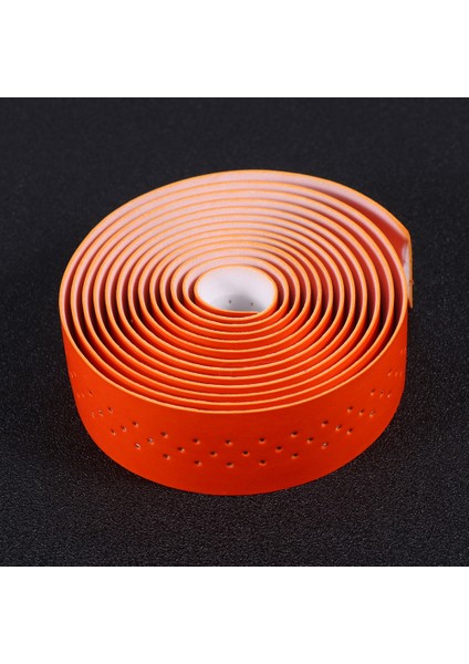 Siyah Stil Bisiklet Kolu Bandı Sap Sarımı Pu Wrapscycling Kavrama Yumuşak Yol Yapışkan Kayış Kapak Dekor Şeritler Emici Pedli Saplar (Yurt Dışından)