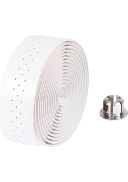Siyah Stil Bisiklet Kolu Bandı Sap Sarımı Pu Wrapscycling Kavrama Yumuşak Yol Yapışkan Kayış Kapak Dekor Şeritler Emici Pedli Saplar (Yurt Dışından)