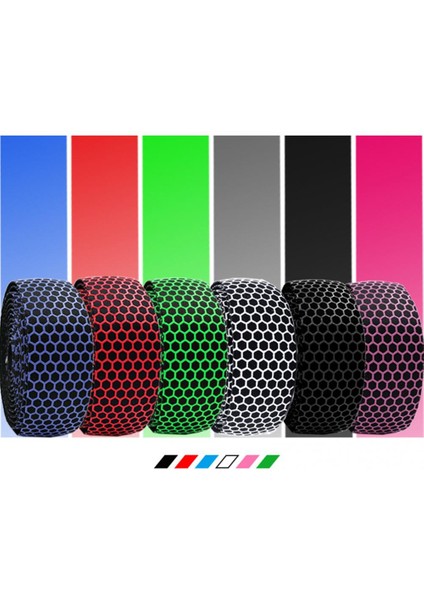 Yeşil Stil Yol Bisikleti Direksiyon Bandı Kaymaz Balpeteği Tasarımı Bisiklet Direksiyon Bandı Sarma Sabitleme Kayışları Bisiklet Aksesuarı (Yurt Dışından) fırsatları