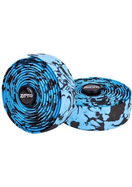 Siyah Mavi Tarzı Anti-Kayma Direksiyon Bandı Yol Bisikleti Çoklu Kamuflaj Bisiklet Direksiyon Bandı Eva Gronge Bisiklet Kolu Tutma Bandı Bisiklet Yolculuğu (Yurt Dışından)