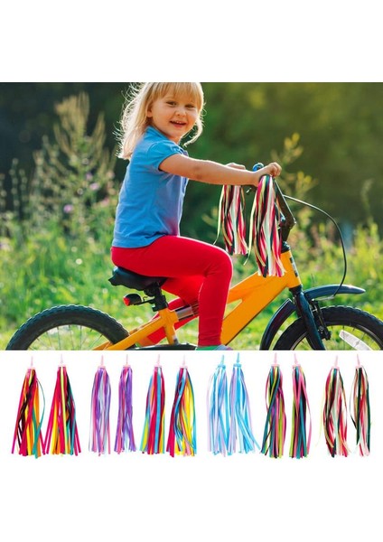 No.2 Tarzı 2 Adet Bisiklet Direksiyonu Fırfır Renkli Püskül Çocuklar Çocuklar Bisiklet Dekor Şerit Püskül Polyester Bisiklet Aksesuarları (Yurt Dışından) indirimleri