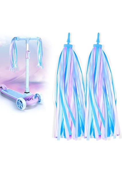 Tip 2 Stili 1 Çift Çocuk Bisikleti Direksiyon Kurdelesi Sökülebilir 25CM Sevimli Dekoratif Scooter El Işçiliği Kurdele Aksesuarları Türü 1 (Yurt Dışından)
