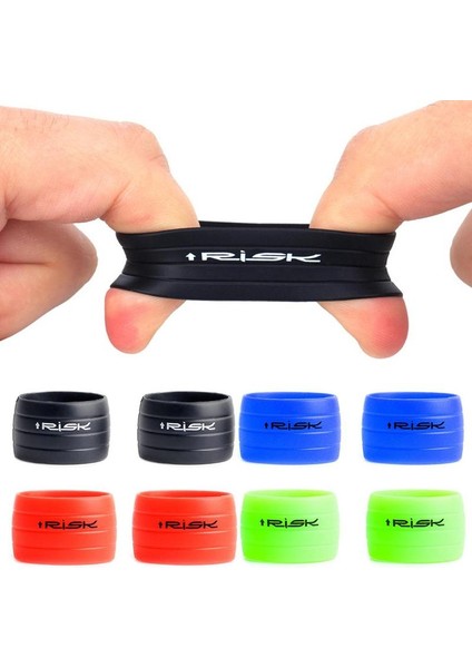 Mavi Stil 2 Adet Yol Bisikleti Direksiyon Bandı Sabitleme Halkası Sabit Dişli Bisiklet Kaymaz Silikon Kolu Kayış Koruyucu Kılıf Bisiklet Aksesuarları (Yurt Dışından) indirimleri