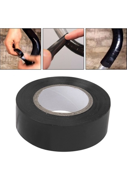 9mroll Sap Kavrama Onarıcı Bant Pvc Siyah Evrensel Sap Fg Bant Bisiklet Sapı Kavrama Bantları Parçalar Aksesuarları (Yurt Dışından)