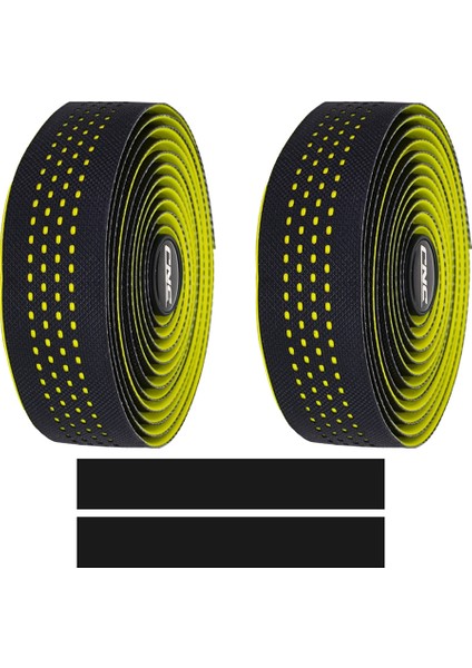 Siyah Sarı Tarzı C Yol Bisikleti Kolu Bandı Sarımı Bisiklet Direksiyon Bandı + 2 Fiş Kaymaz Nefes Alabilir Sarımlar Askılar Bisiklet Aksesuarları (Yurt Dışından)