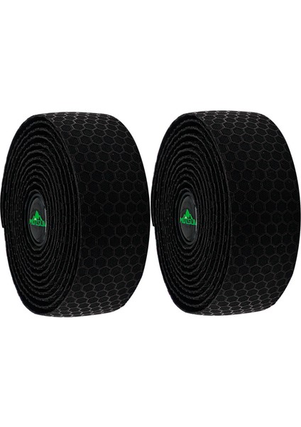 Siyah Stil Yeni Bisiklet Direksiyonu Yol Bisikleti Kaymaz Silika Jel Eva Şok Emici Direksiyon Bandı Bisiklet Sargı Uç Fiş Bisiklet Direksiyonu (Yurt Dışından)