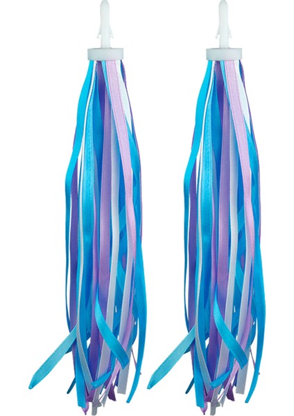 Gök Mavisi Tarzı Çocuk Scooter Direksiyon Şeritleri Çocuk Bisikleti Aksesuarı Erkek Kız Bisiklet Kolu Süslemesi (Yurt Dışından)